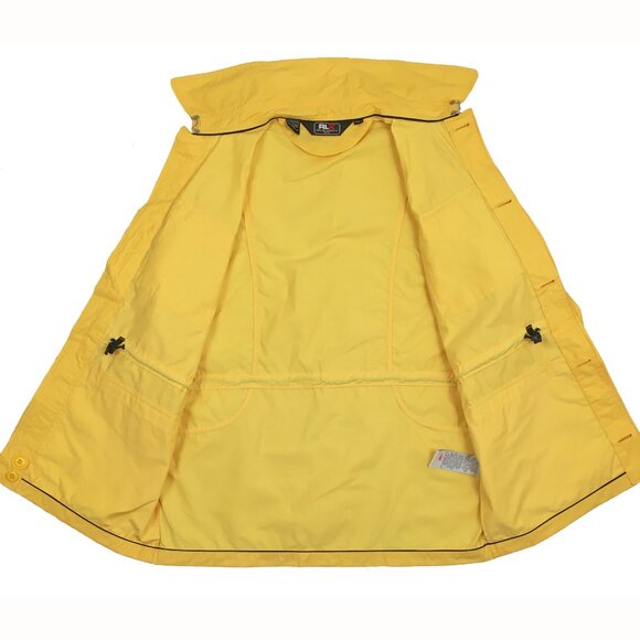 NEW $595 RLX Ralph Lauren Raincoat (Jacket)! L or XL Yellow Shell RUNS BIG - Picture 2 of 4